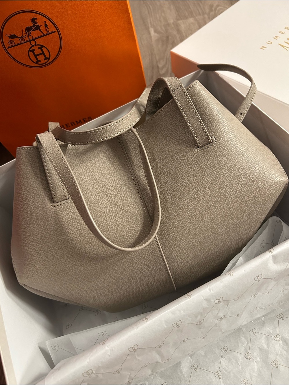 Polene - Mini Cyme in Taupe - Authentic